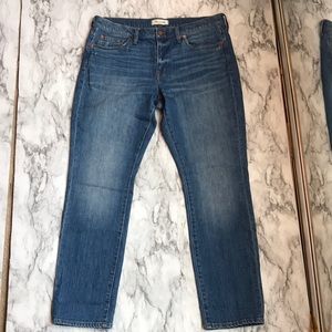 Like New Madewell Distressed Slim Boyfriend Jeans